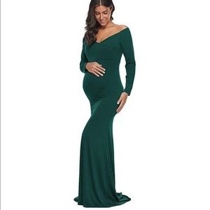 NWOT Ecavus off shoulder Maternity Dress